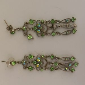 Rhinestone Chandelier Earrings